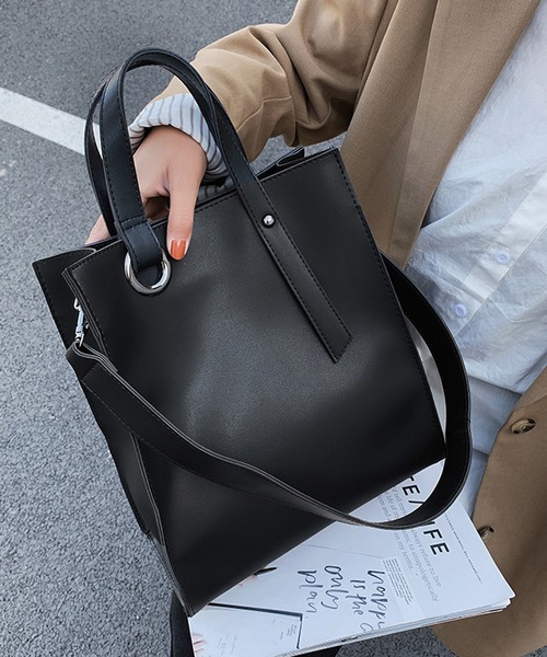 SMILE ORCHID(スマイルオーキッド)の「2wayハンドバッグ&ショルダーバッグ(ショルダーバッグ・レディース・ブラック/ダークブラウン/ベージュ・FREE)」の8枚目の写真