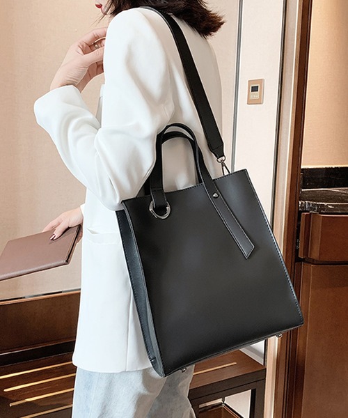 SMILE ORCHID(スマイルオーキッド)の「2wayハンドバッグ&ショルダーバッグ(ショルダーバッグ・レディース・ブラック/ダークブラウン/ベージュ・FREE)」の11枚目の写真