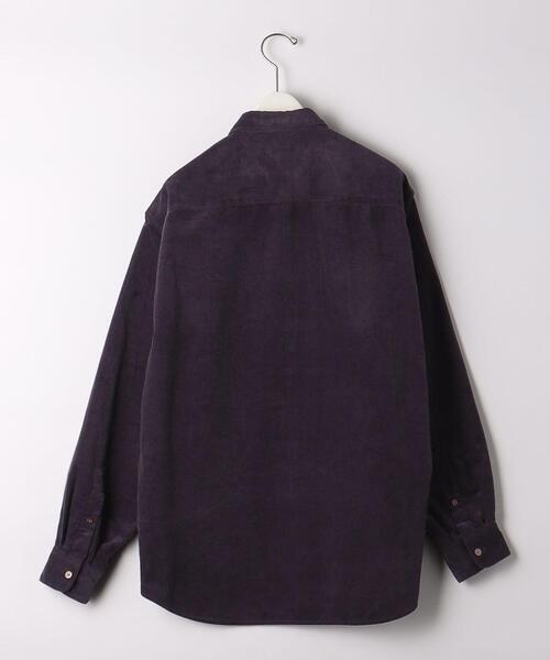 green label relaxing（グリーンレーベルリラクシング）の「＜green label relaxing＞16W コーデュロイ ジャストルーズ シャツ（シャツ/ブラウス・メンズ・ベージュ/ブラック/パープル・S/L/M）」の11枚目の写真