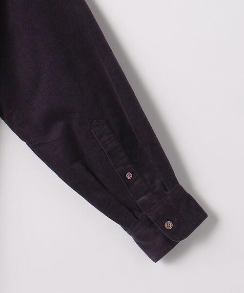 green label relaxing（グリーンレーベルリラクシング）の「＜green label relaxing＞16W コーデュロイ ジャストルーズ シャツ（シャツ/ブラウス・メンズ・ベージュ/ブラック/パープル・S/L/M）」の8枚目の写真