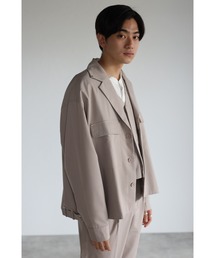 CREARE -LINO- | 【2021秋冬】オーバーサイズビックポケットTRジャケット <セットアップ>(テーラードジャケット)