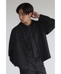 CREARE -LINO- | 【2021秋冬】オーバーサイズビックポケットTRジャケット <セットアップ>(テーラードジャケット)