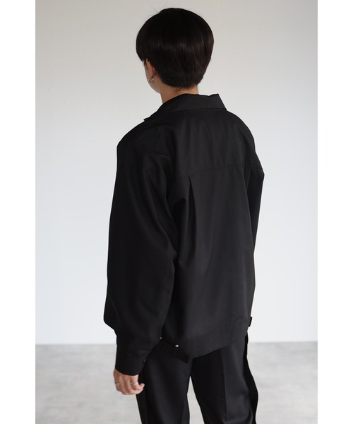 CREARE -LINO-（クレアーレリノ）の「オーバーサイズビックポケットTRジャケット <セットアップ>（テーラードジャケット・メンズ・ブラック/グレイッシュベージュ/カーキ・M/L）」の4枚目の写真