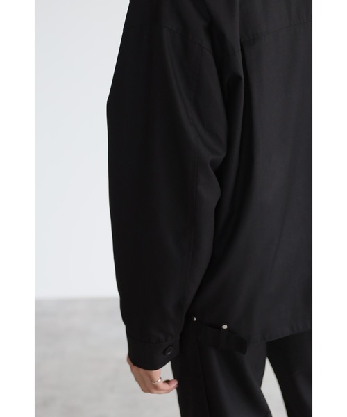 CREARE -LINO-（クレアーレリノ）の「オーバーサイズビックポケットTRジャケット <セットアップ>（テーラードジャケット・メンズ・ブラック/グレイッシュベージュ/カーキ・M/L）」の12枚目の写真