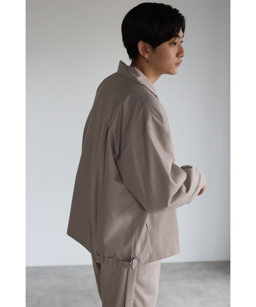 CREARE -LINO-（クレアーレリノ）の「オーバーサイズビックポケットTRジャケット <セットアップ>（テーラードジャケット・メンズ・ブラック/グレイッシュベージュ/カーキ・M/L）」の13枚目の写真