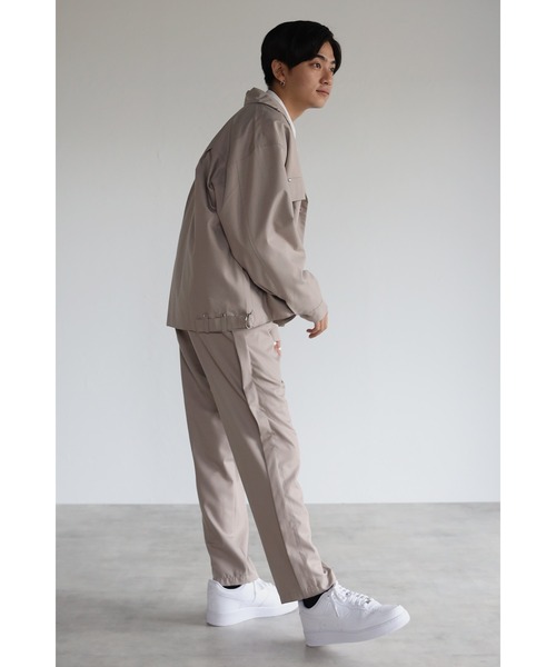 CREARE -LINO-（クレアーレリノ）の「オーバーサイズビックポケットTRジャケット <セットアップ>（テーラードジャケット・メンズ・ブラック/グレイッシュベージュ/カーキ・M/L）」の10枚目の写真