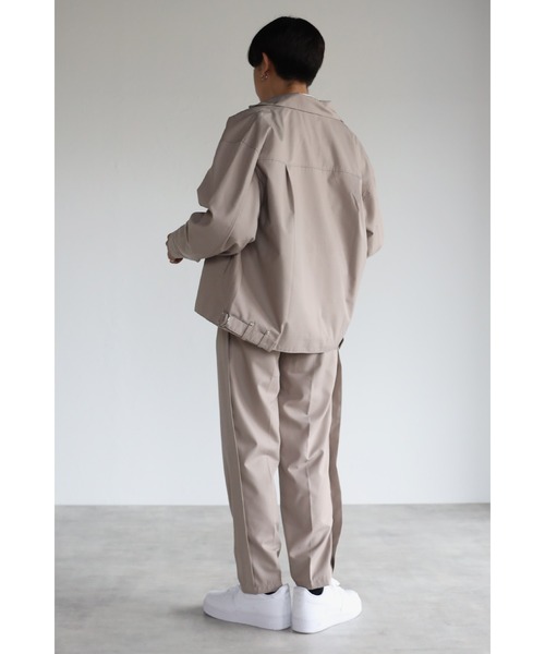 CREARE -LINO-（クレアーレリノ）の「オーバーサイズビックポケットTRジャケット <セットアップ>（テーラードジャケット・メンズ・ブラック/グレイッシュベージュ/カーキ・M/L）」の22枚目の写真
