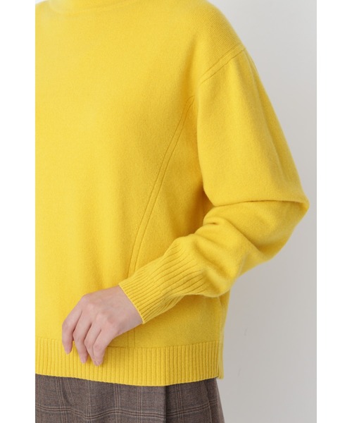 human woman(ヒューマンウーマン)の「◆ソフトタッチウールボトルネックプルオーバー(ニット/セーター・レディース・ホワイト/イエロー/グレー系その他/ライトグリーン/ブルー/ベージュ/グレー・MEDIUM)」の11枚目の写真