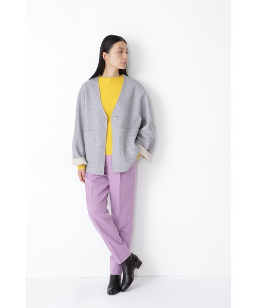 human woman(ヒューマンウーマン)の「◆ソフトタッチウールボトルネックプルオーバー(ニット/セーター・レディース・ホワイト/イエロー/グレー系その他/ライトグリーン/ブルー/ベージュ/グレー・MEDIUM)」の22枚目の写真