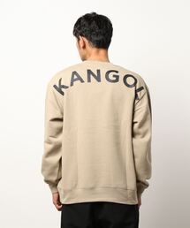 【KANGOL/ カンゴール】 バックプリントスウェットトレーナー／ビッグシルエット／裏起毛