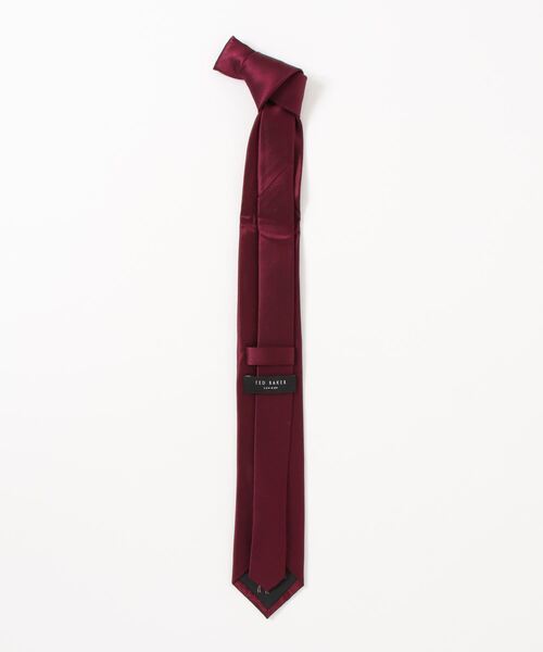 Ted Baker(テッドベーカー)の「BLULA シルクネクタイ(ブラック/ボルドー)(ネクタイ・メンズ・レッド系その他/ブラック/ネイビー・O/S)」の4枚目の写真