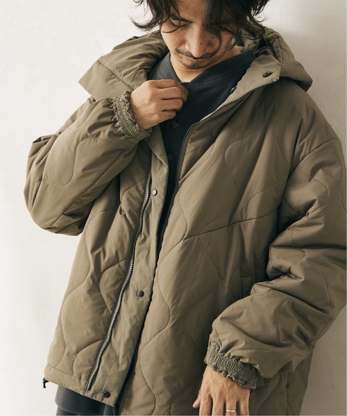 JOURNAL STANDARD relume（ジャーナルスタンダード　レリューム）の「CLIMASHIELD/APEX PADDING キルティングブルゾン（ブルゾン・メンズ・ブラック/カーキ/キャメル・MEDIUM/LARGE）」の17枚目の写真