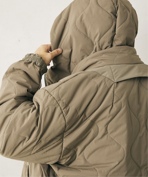 JOURNAL STANDARD relume（ジャーナルスタンダード　レリューム）の「CLIMASHIELD/APEX PADDING キルティングブルゾン（ブルゾン・メンズ・ブラック/カーキ/キャメル・MEDIUM/LARGE）」の4枚目の写真