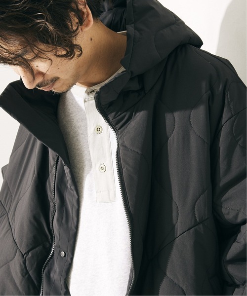 JOURNAL STANDARD relume（ジャーナルスタンダード　レリューム）の「CLIMASHIELD/APEX PADDING キルティングブルゾン（ブルゾン・メンズ・ブラック/カーキ/キャメル・MEDIUM/LARGE）」の13枚目の写真