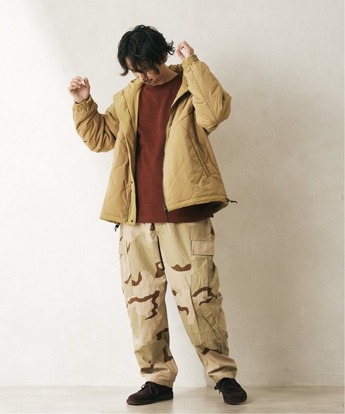 JOURNAL STANDARD relume（ジャーナルスタンダード　レリューム）の「CLIMASHIELD/APEX PADDING キルティングブルゾン（ブルゾン・メンズ・ブラック/カーキ/キャメル・MEDIUM/LARGE）」の18枚目の写真