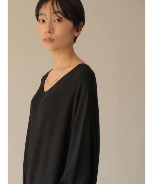 AMERICAN HOLIC（アメリカンホリック）の「スキッパーリブニットワンピース（ワンピース・レディース・ブラック/モカ・M/L）」の16枚目の写真