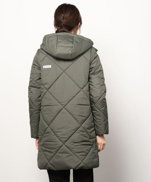PUMA(プーマ)の「プーマ PUMA ESS パデッドコート レインセル、ウォームセル、ウィンドセル機能を搭載(ダウンジャケット/コート・レディース・ブラック/カーキ・XL/S/L/M)」の6枚目の写真