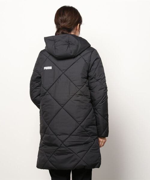 PUMA(プーマ)の「プーマ PUMA ESS パデッドコート レインセル、ウォームセル、ウィンドセル機能を搭載(ダウンジャケット/コート・レディース・ブラック/カーキ・XL/S/L/M)」の4枚目の写真