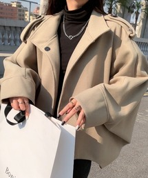 Diosfront | バックタックハイネックポンチョコート(ポンチョ)