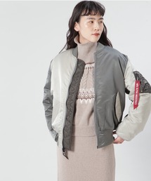 ROSE BUD（ローズバッド）の「サードデニムMA-1ジャケット（MA-1