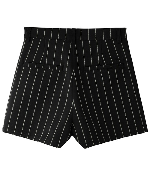 X-girl（エックスガール）の「BARBED WIRE PINSTRIPE SHORT PANTS（その他パンツ・レディース・ライトブルー/ブラック・S/M/XS）」の10枚目の写真