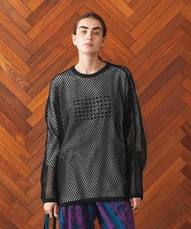SHAREEF | BIG MESH DOLMAN L/S T(Tシャツ/カットソー)
