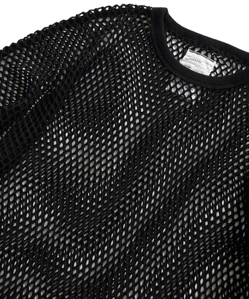 SHAREEF（シャリーフ）の「BIG MESH DOLMAN L/S T（Tシャツ/カットソー・メンズ・ブラック/グリーン/アイボリー・FREE）」の16枚目の写真