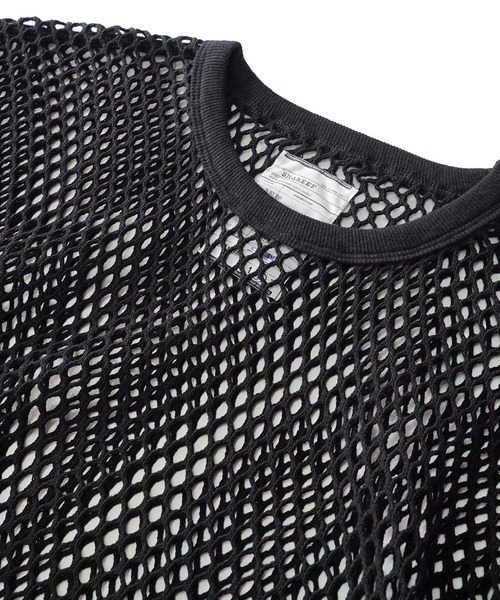 SHAREEF（シャリーフ）の「BIG MESH DOLMAN L/S T（Tシャツ/カットソー・メンズ・ブラック/グリーン/アイボリー・FREE）」の13枚目の写真