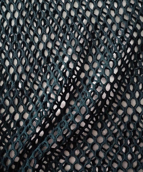 SHAREEF（シャリーフ）の「BIG MESH DOLMAN L/S T（Tシャツ/カットソー・メンズ・ブラック/グリーン/アイボリー・FREE）」の17枚目の写真