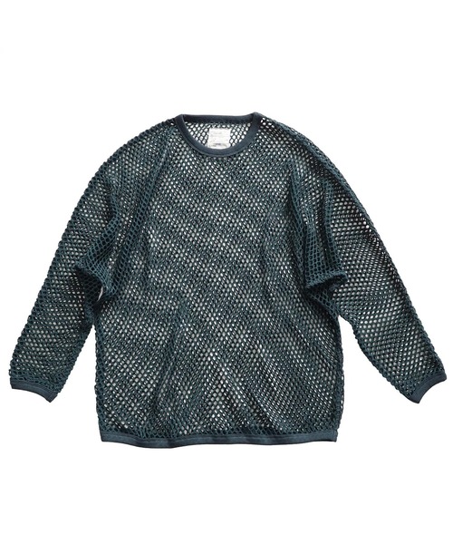 SHAREEF（シャリーフ）の「BIG MESH DOLMAN L/S T（Tシャツ/カットソー・メンズ・ブラック/グリーン/アイボリー・FREE）」の14枚目の写真