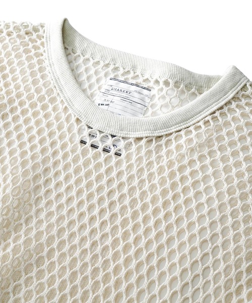 SHAREEF（シャリーフ）の「BIG MESH DOLMAN L/S T（Tシャツ/カットソー・メンズ・ブラック/グリーン/アイボリー・FREE）」の20枚目の写真