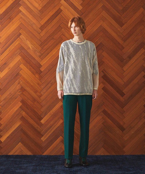 SHAREEF（シャリーフ）の「BIG MESH DOLMAN L/S T（Tシャツ/カットソー・メンズ・ブラック/グリーン/アイボリー・FREE）」の21枚目の写真