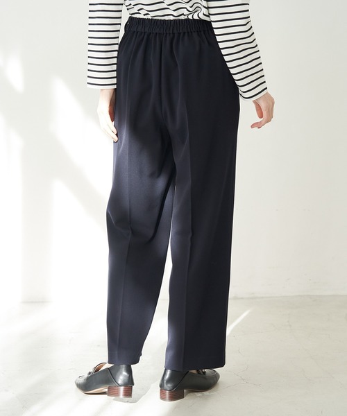 ROPE' PICNIC(ロペピクニック)の「セットアップ対応/センタープレスパンツ(その他パンツ・レディース・ベージュ/ネイビー・40/38/36)」の4枚目の写真