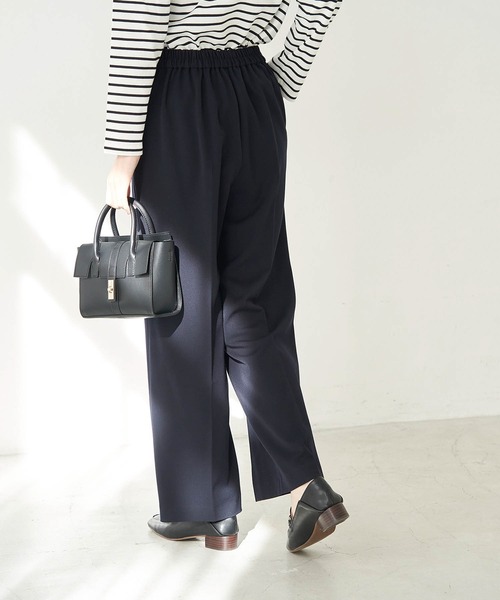 ROPE' PICNIC(ロペピクニック)の「セットアップ対応/センタープレスパンツ(その他パンツ・レディース・ベージュ/ネイビー・40/38/36)」の12枚目の写真