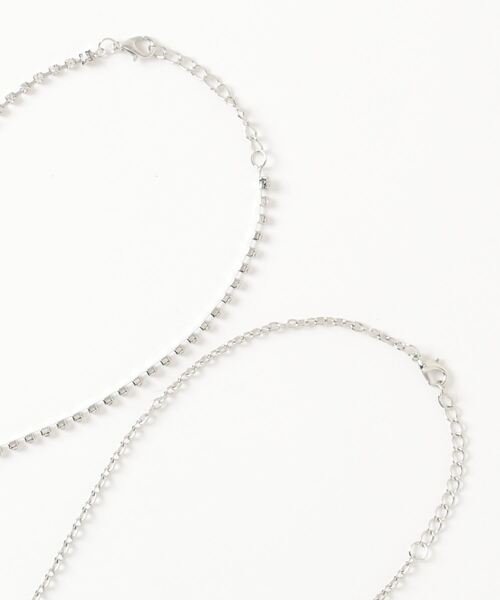 WEGO(ウィゴー)の「WEGO/【2点セット】バタフライネックレス(ネックレス・レディース・シルバー・FREE)」の9枚目の写真