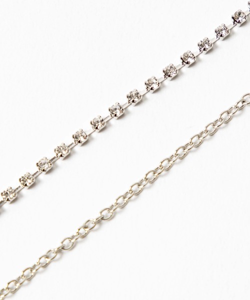 WEGO(ウィゴー)の「WEGO/【2点セット】バタフライネックレス(ネックレス・レディース・シルバー・FREE)」の5枚目の写真