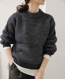URBAN RESEARCH DOORS | ハイネックアイレットプルオーバー(ニット/セーター)