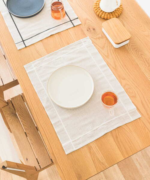 DOORS LIVING PRODUCTS コットンリネンランチマット ライン