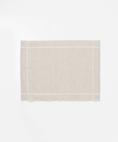 URBAN RESEARCH DOORS(アーバンリサーチドアーズ)の「DOORS LIVING PRODUCTS コットンリネンランチマット ライン(キッチンツール・レディース・ホワイト/ブラック・ONE)」の10枚目の写真