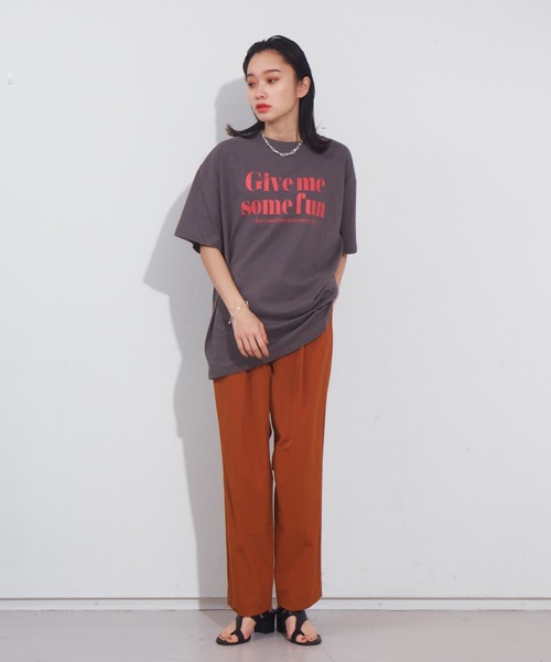 DouDou バックタックパンツ テーパード ハイウエスト 後ろウエストゴム バックタックパンツ | DOUDOU(ドゥドゥ)レディース | PAL CLOSET