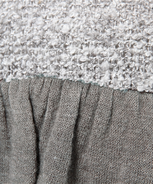 mystic（ミスティック）の「ブークレー切替ワンピース（ワンピース・レディース・グレー/ネイビー/ブラック・ﾌﾘ-）」の11枚目の写真