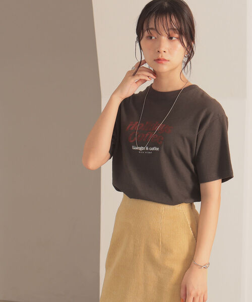 BeAMS DOT（ビームスドット）の「【WEB限定】BeAMS DOT / ヴィンテージ風 ロゴプリントTシャツ（Tシャツ/カットソー・レディース・アイボリー/スミクロ・ONE SIZE）」の10枚目の写真