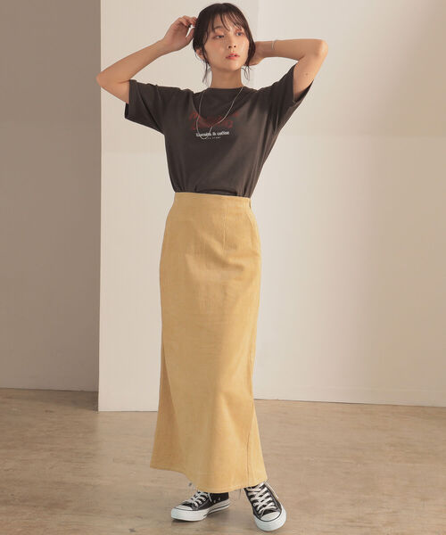 BeAMS DOT（ビームスドット）の「【WEB限定】BeAMS DOT / ヴィンテージ風 ロゴプリントTシャツ（Tシャツ/カットソー・レディース・アイボリー/スミクロ・ONE SIZE）」の12枚目の写真