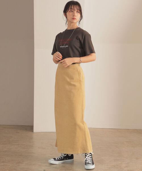 BeAMS DOT（ビームスドット）の「【WEB限定】BeAMS DOT / ヴィンテージ風 ロゴプリントTシャツ（Tシャツ/カットソー・レディース・アイボリー/スミクロ・ONE SIZE）」の13枚目の写真