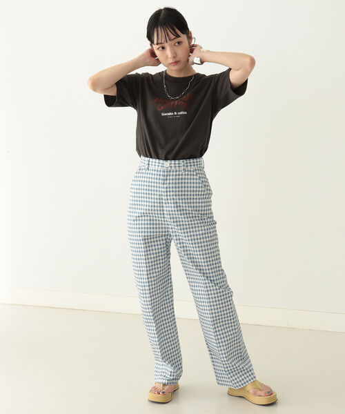 BeAMS DOT（ビームスドット）の「【WEB限定】BeAMS DOT / ヴィンテージ風 ロゴプリントTシャツ（Tシャツ/カットソー・レディース・アイボリー/スミクロ・ONE SIZE）」の19枚目の写真
