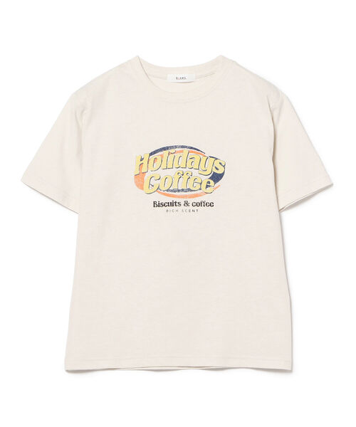 BeAMS DOT（ビームスドット）の「【WEB限定】BeAMS DOT / ヴィンテージ風 ロゴプリントTシャツ（Tシャツ/カットソー・レディース・アイボリー/スミクロ・ONE SIZE）」の15枚目の写真