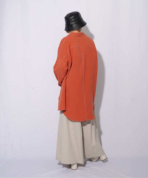 LC/LLLサスペンダー付ワイドパンツ
