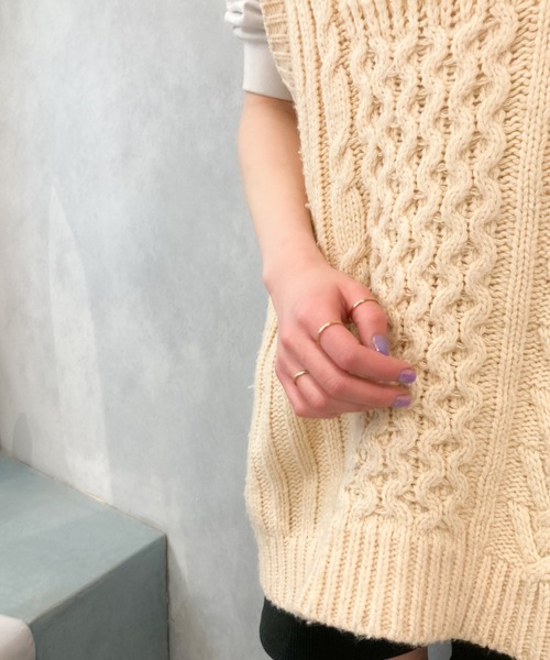 yu-ka(ユーカ)の「YU-KA : スタッキングリング(リング・レディース・シルバー/ゴールド・9号/14号/19号/8号/6号)」の6枚目の写真