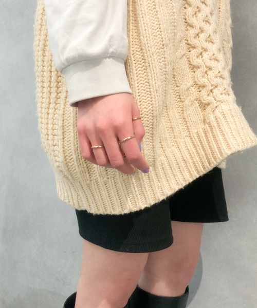 yu-ka(ユーカ)の「YU-KA : スタッキングリング(リング・レディース・シルバー/ゴールド・9号/14号/19号/8号/6号)」の7枚目の写真