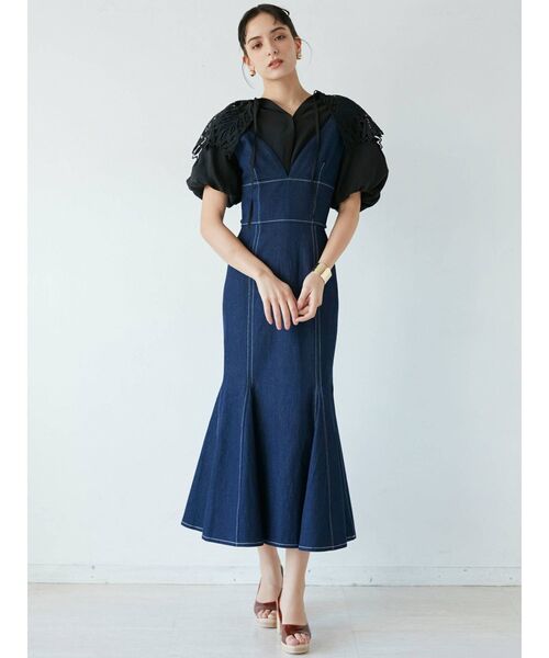 LAGUNAMOON（ラグナムーン）の「リーフレースケープブラウス（シャツ/ブラウス・レディース・ホワイト/ブラック/ピンク・FREE）」の18枚目の写真